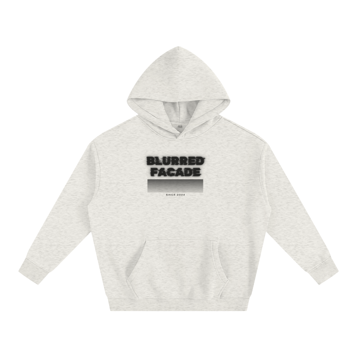 Blurred Facade Graphic Hoodie